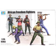 Trumpeter 00438 1/35 Ölçek Afrikalı Özgürlük Savaşçısı Figürleri Plastik Model Kiti