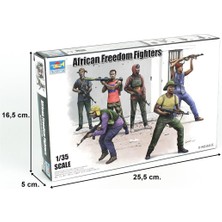 Trumpeter 00438 1/35 Ölçek Afrikalı Özgürlük Savaşçısı Figürleri Plastik Model Kiti