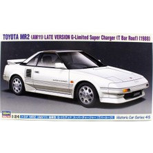 Hasegawa HC45 21145 1/24 Ölçek, Toyota Mr2 (AW11) Late Version G-Limited Super Charger (T Bar Roof), Otomobil Plastik Model Kit