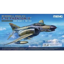 Meng LS-017 1/48 Ölçek Mcdonnell Douglas F-4e Phantom Iı Savaş Uçağı, Plastik Model Kiti