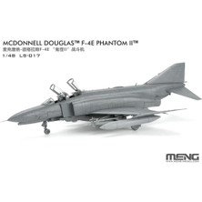 Meng LS-017 1/48 Ölçek Mcdonnell Douglas F-4e Phantom Iı Savaş Uçağı, Plastik Model Kiti