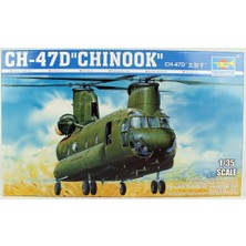 Trumpeter 05105 1/35 Ölçek CH-47D (Chınook) Helicopter, Plastik Model Kiti