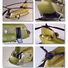 Trumpeter 05105 1/35 Ölçek CH-47D (Chınook) Helicopter, Plastik Model Kiti