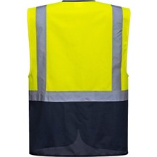 Uniwest Sarı Lacivert Mühendis Yeleği