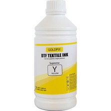 Goldpix Tortusuz Sarı Dtf Mürekkebi - Yellow 1 Litre