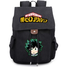 Tushuangjue 045-2 Yeni My Hero Academia Bakugou Katsuki Midoriya Izuku Karikatür Çevresel Erkek ve Kadın Sırt Çantası Öğrenci Okul Çantası (Yurt Dışından)