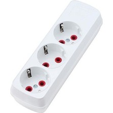 Kick Shop Topraklı 3'lü Priz 3 Metre