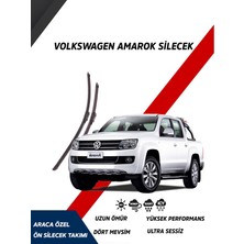 Martigues Volkswagen Amarok 2014 Model Araca Özel Muz Silecek Seti Sürücü Taraf 600MM Yolcu Taraf 600MM