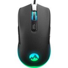 Everest Sgm-L1 Lumos Siyah 6400DPI Rgb Ledli Makrolu Gaming Oyuncu Mouse