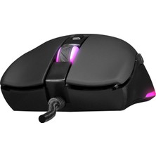 Everest Sgm-L1 Lumos Siyah 6400DPI Rgb Ledli Makrolu Gaming Oyuncu Mouse