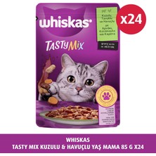 Whiskas Whiskas  Tasty MiX Kuzu&tavuk&havuç 85 gr 24X