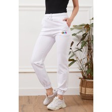 Go Veform Kadın Eşofman Altı Beyaz ZN5020