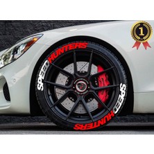 Bombtire Motosiklet ve Otomobil Lastik Yazısı Sticker Arma 8 Adet 2.5 cm (Made In Usa) Bombtire®