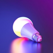 The Wlue Rgb Wifi Akıllı Ampül App Kontrol 9W E27 Duy 2700K-6500K 900 Lümen Tuya Destekli