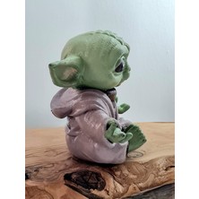 3D Baby Yoda Yoga Figür-9cm-fanart