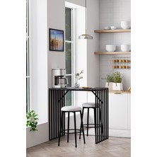 Prag Bar Taburesi , Mutfak Taburesi, Balkon, Bahçe Taburesi, Sandalyesi - Krem Kumaş