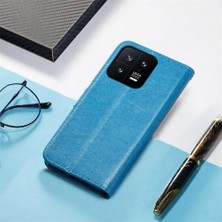 Mellow Shop Xiaomi 13 Için Kılıf Deri Kılıf Kısa Kayış Zarif Iş Dört Yaprak (Yurt Dışından)