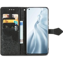 Mellow Shop Xiaomi 11 Için Kılıf Darbeye Deri Kılıf Basit Iş Zarif (Yurt Dışından)