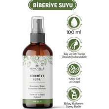 Monoville Biberiye Suyu Kepek Karşıtı Saç Toniği ve Dengeleyici Cilt Toniği 100 ml (Rosemary Water)