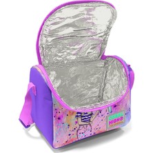 Coral High Kids Pembe Mor Fashion Girl Desenli Thermo Beslenme Çantası 11755