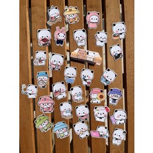 EyER Shoping Kawaii Ayı Paketli Tekli Sticker Etiket Set