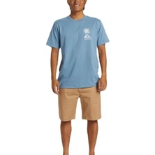 Quiksilver Tropical Breeze Mor Erkek Mavi Tişört