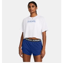 Under Armour Kadın UA Boxy Crop Branded Kısa Kollu T-shirt