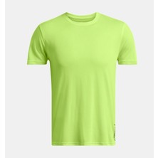 UNDER ARMOUR UA Run Anywhere Tee 1386617-304 Erkek Yeşil  Spor Tişört