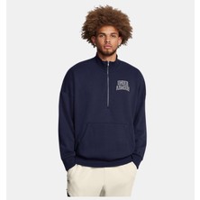 Erkek Ua Icon Heavyweight Terry Oversized 1/2 Fermuarlı Sweatshirt 1386550-410