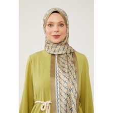 Lêvi D'or Yağ Yeşili L Baskılı Angel Şal