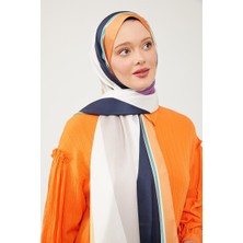 Levidor Turuncu Soyut Desen Angel Şal