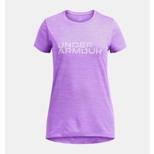 Under Armour Çocuk Ua Tech Twist Wordmark Logo Kısa Kollu Tişört 1386858-525