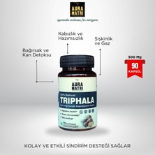 Triphala 90 Kapsül | Üç Meyve (Amalaki, Bibhitaki ve Haritaki)| 90 Cap, 500 Mg