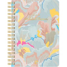 Le Color Süresiz Planlayıcı Spiralli Ajanda Defter Lotus 17 x 24 cm