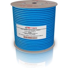 Anadolu Pars 305 Metre Cat6 23AWG Cat6 Kablo Outdoor Mavi Dış Mekan Cat6 Utp Kablo Zırhlı Cat6 Kablosu