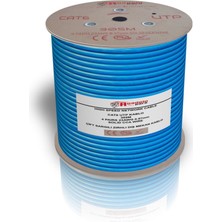 Anadolu Pars 305 Metre Cat6 23AWG Cat6 Kablo Outdoor Mavi Dış Mekan Cat6 Utp Kablo Zırhlı Cat6 Kablosu