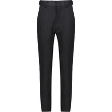 Yakamel Erkek Regular ve Rahat Kalıp Yüksek Bel Cepli Dokuma Kumaş Premium Okul Pantolonu