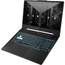 Asus Tuf Gamıng A15 Amd Ryzen 5 7535HS 16GB Ddr5 Ram 512GB SSD RTX2050-144Hz W11P 15.6" Fhd Taşınabilir Bilgisayar  FA506NF-HN004+SNERTECHÇANTA