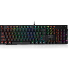 Redragon Devarajas K556 Rgb Türkçe Q 104 Tuş Mekanik Brown Switch Kablolu Oyuncu Klavyesi