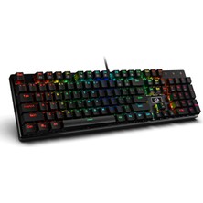 Redragon Devarajas K556 Rgb Türkçe Q 104 Tuş Mekanik Brown Switch Kablolu Oyuncu Klavyesi