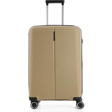 Alinka Ççs 5224 Silikon Valiz Set - Polipropilen 3 Lü Kırılmaz Valiz Seti