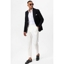 Antioch Siyah Torba Cepli Astarsız Erkek Blazer Ceket