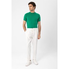 Antioch Yeşil Bisiklet Yaka Triko T-Shirt