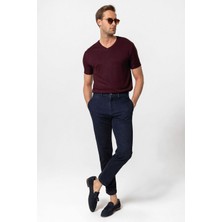 Antioch Mürdüm Basic V Yaka Erkek T-Shirt