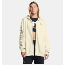 Under Armour Kadın Ua Project Rock Heavyweight Tam Fermuarlı Hard At Wrk Sweatshirt 1386446-273