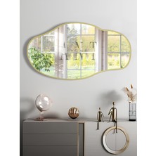 Ant Home Asimetrik Ayna 90  x  50  cm  Konsol, Dresuar, Tuvalet Aynası   Şişecam Ayna