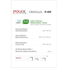 Polex P-9 Granit Eviye