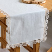 Nazik Zarif Dantelli Runner (40 x 140 Cm)