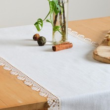 Nazik Zarif Dantelli Runner (40 x 140 Cm)