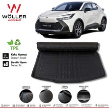 Wöller Toyota c Hr bagaj Havuzu 2023 Sonrası 3D Wöller Ultraflex Esnek